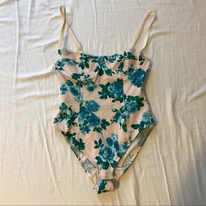 COPY - American Apparel Floral Underwire Bodysuit